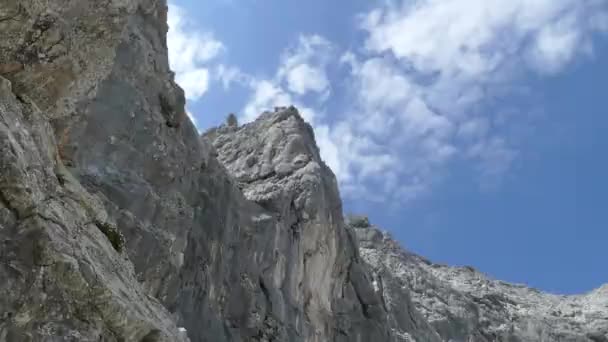 Hermosa Naturaleza Totes Gebirge Montañas — Vídeo de stock