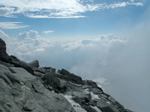 Πεζοπορία Και Ορειβασία Στο Grossglockner Στο Hohe Tauern Στην Αυστρία — Φωτογραφία Αρχείου