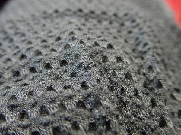 Textura Tecido Decorativo Cinza Para Roupas Modernas — Fotografia de Stock