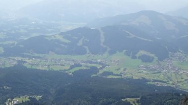Avusturya'da wilder kaiser güzel Panoraması