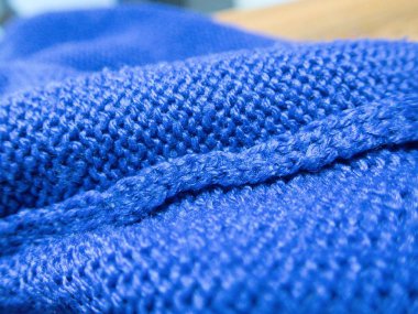 moda giysiler için renkli bir tekstil kumaş yakın detay