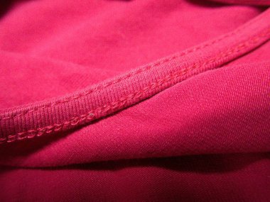 moda giysiler için renkli bir tekstil kumaş yakın detay