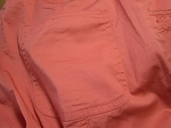 Moda Giysiler Için Renkli Bir Tekstil Kumaş Yakın Detay — Stok fotoğraf