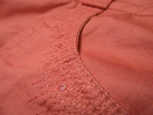 Närmare Detalj Färgglad Textil Väv För Modekläder — Stockfoto
