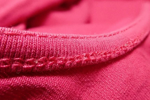 Detalhe Próximo Tecido Têxtil Colorido Para Roupas Moda — Fotografia de Stock