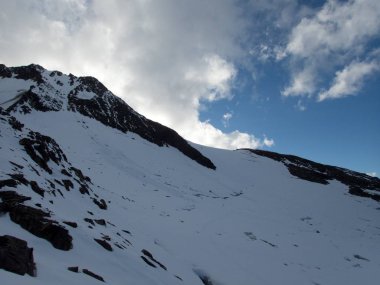 güzel buzul yürüyüş ve Melag üzerinden Weisskugel dağ clim