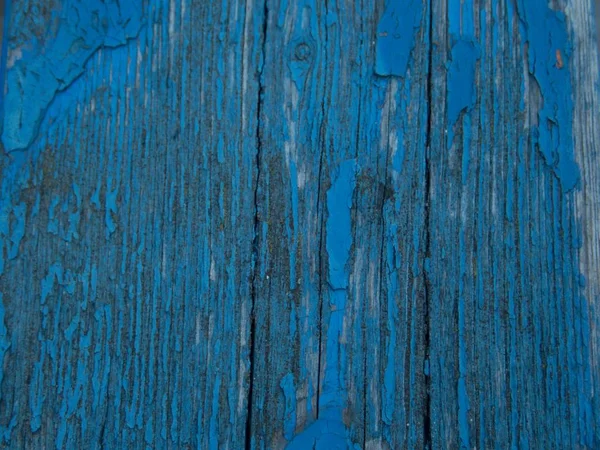 Detalhe Próximo Uma Antiga Textura Prancha Azul — Fotografia de Stock