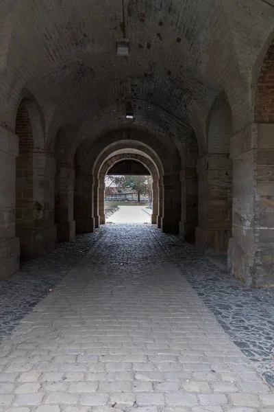Вид Кинув Ворота Форті Терезин Чехії — стокове фото