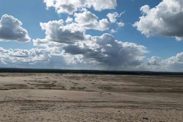 Pustynia Bledowska Desierto Arena Sur Polonia Rodeado Bosques — Foto de Stock