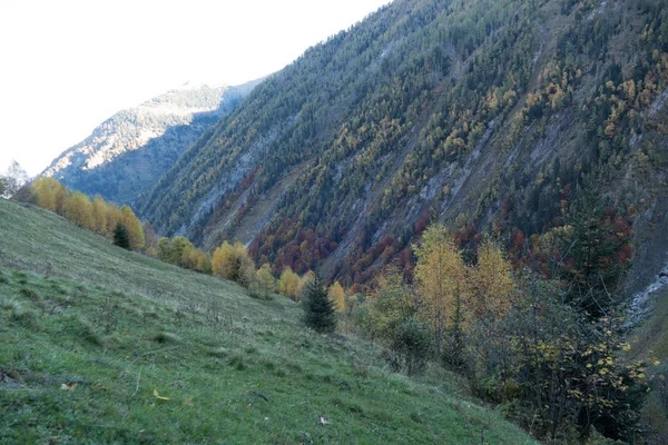 Herbstwanderung Zum Großen Wiesbachhorn Der Glocknergruppe Hochtauern Österreich Von Kaprun — Stockfoto