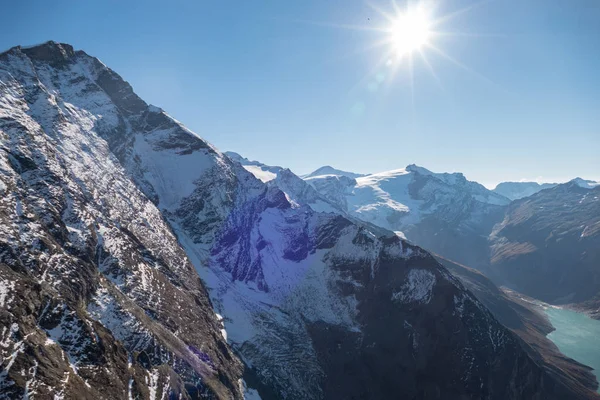 Herfst Wandeling Naar Grosses Wiesbachhorn Glocknergruppe Hohe Tauern Oostenrijk Van — Stockfoto