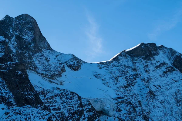 Herfst Wandeling Naar Grosses Wiesbachhorn Glocknergruppe Hohe Tauern Oostenrijk Van — Stockfoto