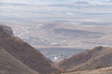 Todra Gorge güzel çöl peyzaj yüksek atlasında Fas ünlü bir tırmanma hedef