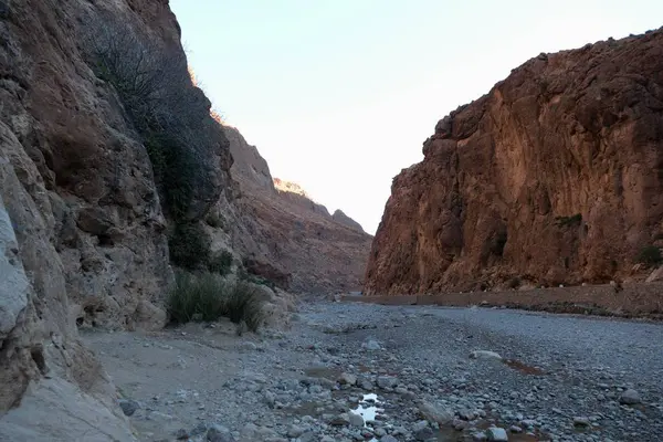 Bellissimo Paesaggio Desertico Gola Todra Alto Atlante Marocco Una Famosa — Foto Stock