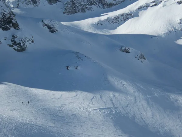 Téli Skitouring Kaland Stubachtal Enzingerboden Osztrák Alpok Granastpitzgruppe Hegység — Stock Fotó