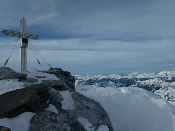 skitouring macera enzingerboden stubachtal içinde gelen Avusturya Alpleri'nde granastpitzgruppe dağlarda kış