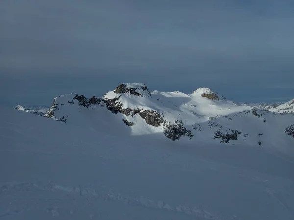 Inverno Scialpinismo Avventura Granastpitzgruppe Montagne Alpi Austriache Enzingerboden Stubachtal — Foto Stock