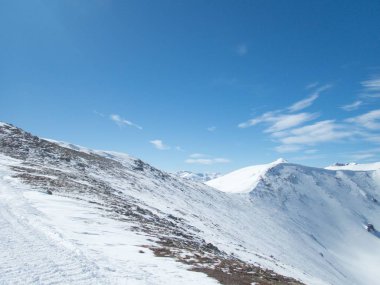 güzel kış skiins sezonu sar planina Makedonya