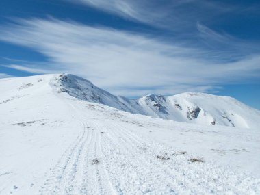 güzel kış skiins sezonu sar planina Makedonya