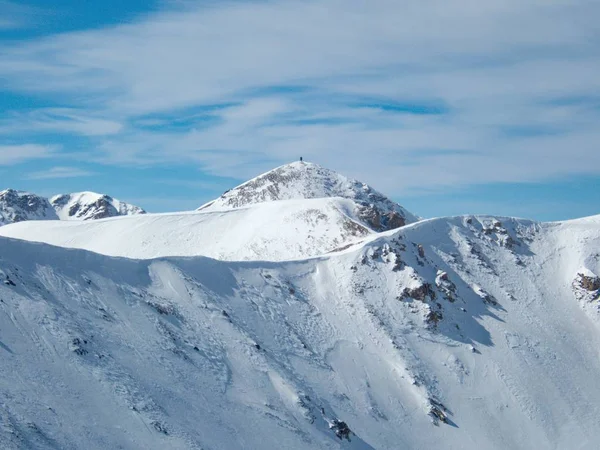 Güzel kış skiins sezonu sar planina Makedonya — Stok fotoğraf