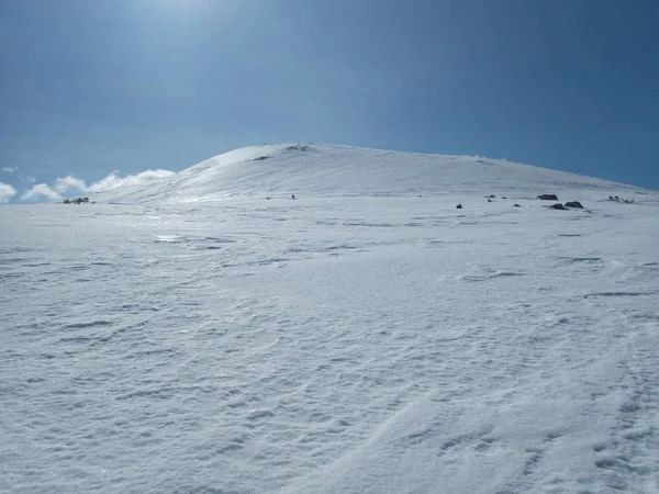 Vackra skiins vintersäsongen i sar planina i Makedonien — Stockfoto