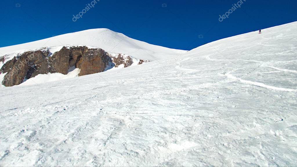 beautiful winter skiins season in sar planina in macedonia