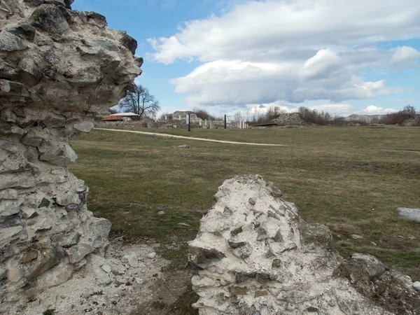 Oude monument site felix romuliana in Servië — Stockfoto