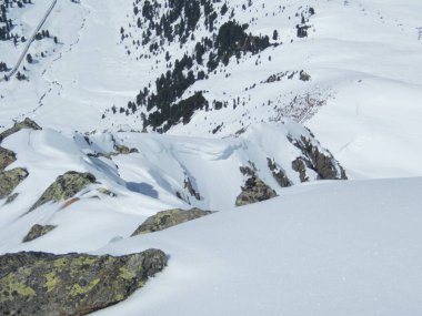 Kuhtai kar kış kayak sezonu