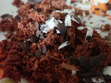 dekoratif siyah beyaz çikolata şeker