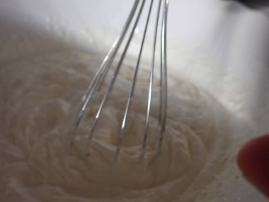 bir pasta ev yapımı hazırlık