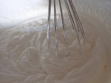 bir pasta ev yapımı hazırlık