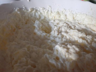 bir pasta ev yapımı hazırlık