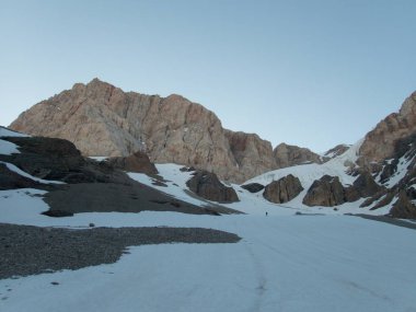 tacikistan fann dağlar doğa güzel yürüyüş