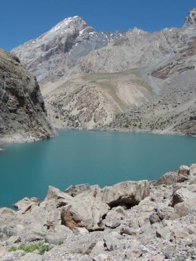 tacikistan fann dağlar doğa güzel yürüyüş