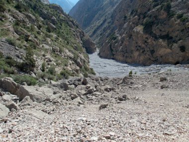 tacikistan fann dağlar doğa güzel yürüyüş