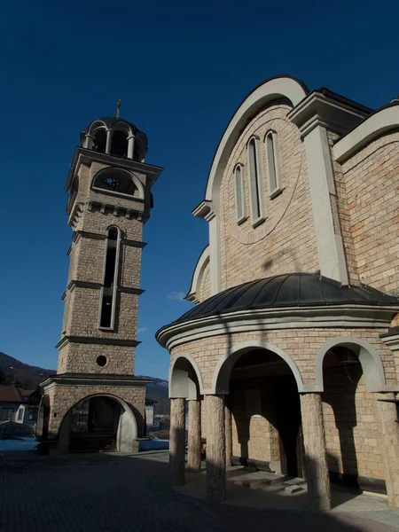 Historische Kirche am Mavrovo-See in Nordmakedonien — Stockfoto