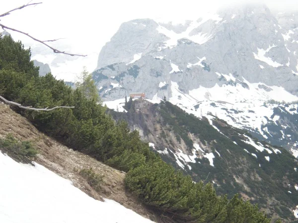Gyönyörű természet túrázás gousaukamm Dachsteingebirge — Stock Fotó