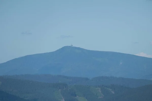 Sommar Vacker Natur Landskap Beskydy Östra Böhmen Tjeck Republi — Stockfoto