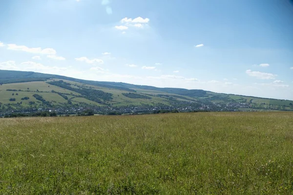 Léto Krásná Přírodní Krajina Beskydech Východní Bohémii České Republice — Stock fotografie