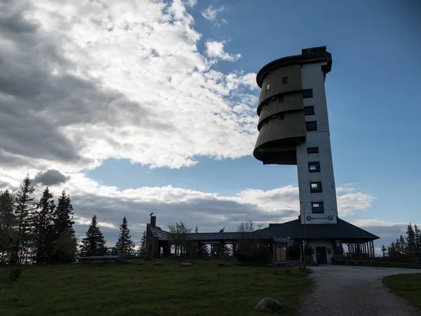 Torre Vigia Polednik Parque Natural Sumava Czechia — Fotografia de Stock