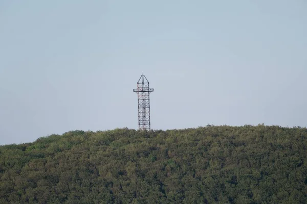 Uma Estrutura Uma Torre Vigia Turística Alta — Fotografia de Stock