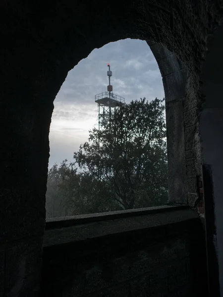 Structure High Touristic Lookout Tower — Stock Photo, Image