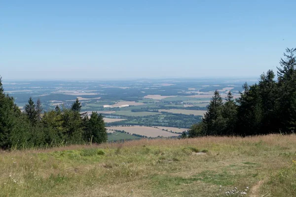 Střední Evropa Česká Zemědělská Krajina Venkově — Stock fotografie