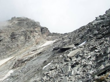 Avrupa 'nın orta kesimindeki Avustralya' daki Ankogelgruppe 'de güzel dağ alp manzarası