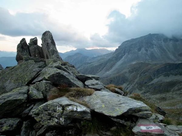 Bela Paisagem Alpina Montanha Ankogelgruppe Áustria Europa Central — Fotografia de Stock