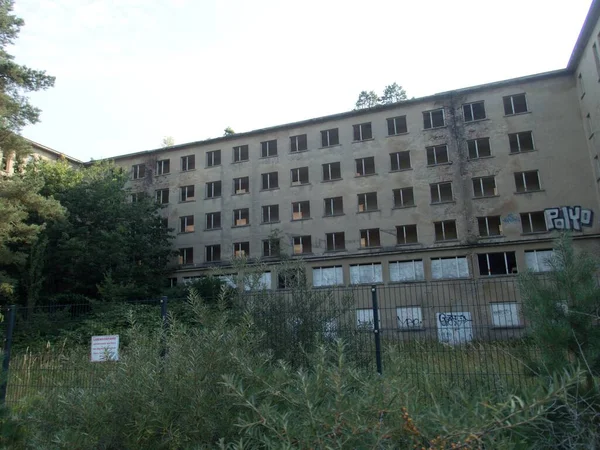 Förstörd Betong Oavslutade Hotell Komplex Prora Rugen Tyskland — Stockfoto