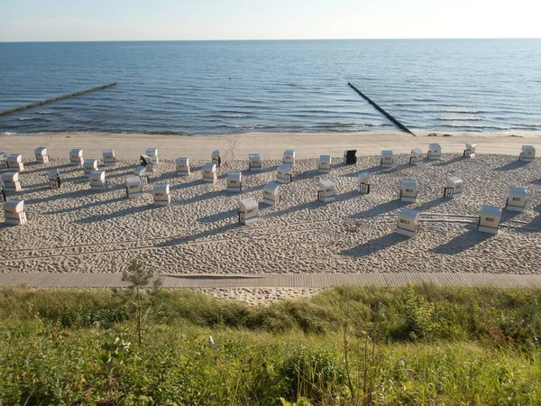 Beautiful Romantic Baltic Coast Empty Beach — Stock Photo, Image