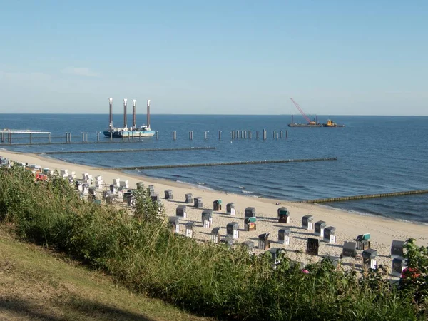Beautiful Romantic Baltic Coast Empty Beach — Stock Photo, Image