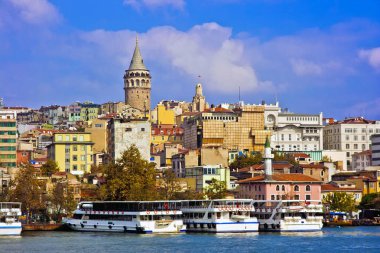 Karaköy Galata Kulesi Haliç Istanbul görünümü
