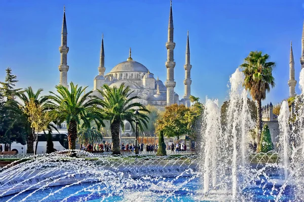 모스크 Sultanahmet Camii 이스탄불에서 랜드마크 — 스톡 사진